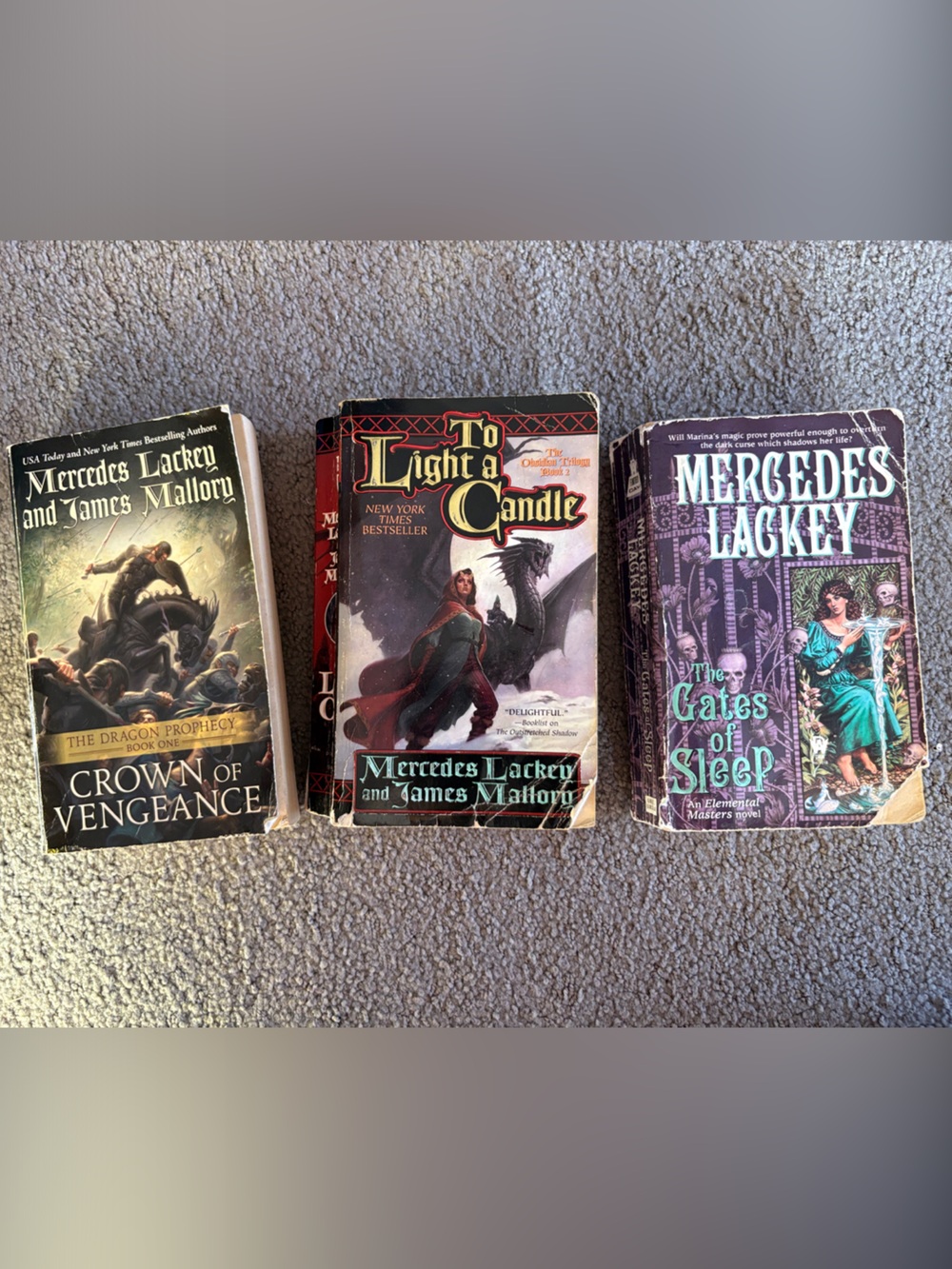 Mercedes Lackey Fantasy Bundle - 3 Books - First Printings - Picture 1 of 7